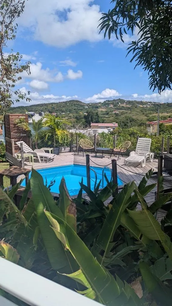 شقة Ti Kaz Chez Anita Et Bruno F2 Proches Des Plus Belles Plages Sud De La Martinique سانت آن مارتينيك